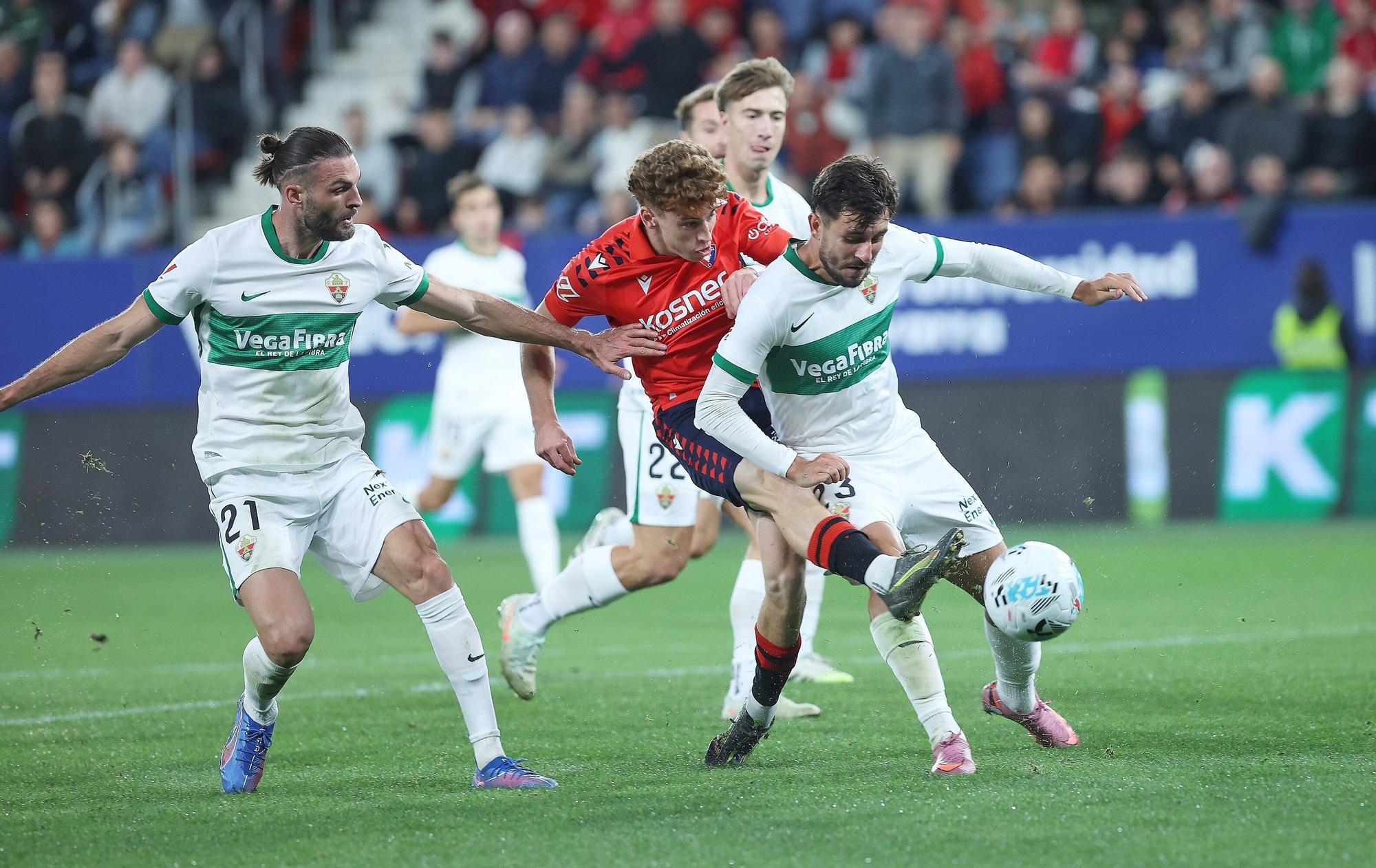 Las mejores imágenes del Osasuna-Elche