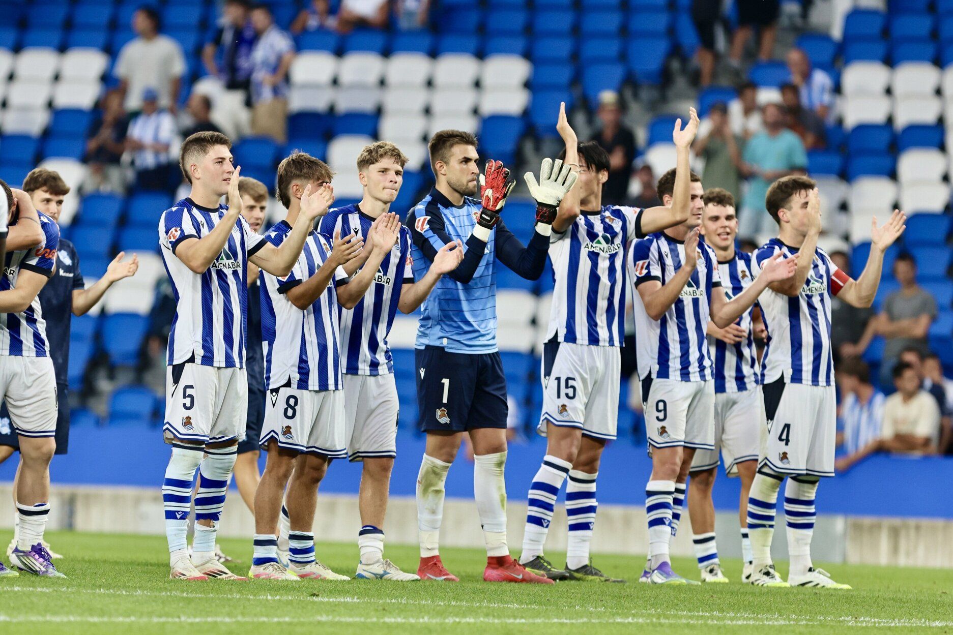 [Fotos] Partido loco en Anoeta de la Real Sociedad y el Espanyol