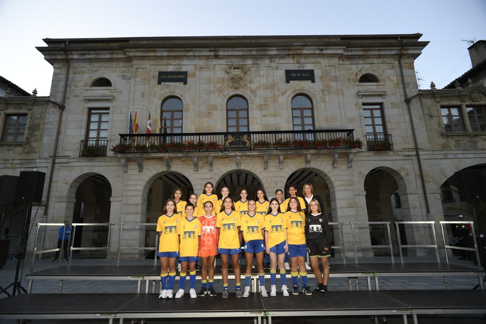 Presentación de los clubes deportivos de Urretxu y Zumarraga