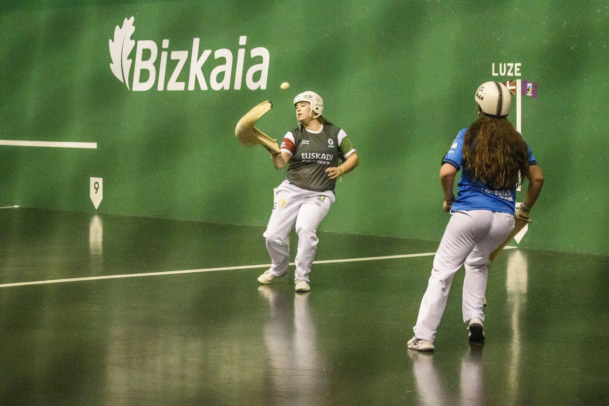 En imágenes: Final femenina de cesta punta de la Liga de Naciones 36 metros