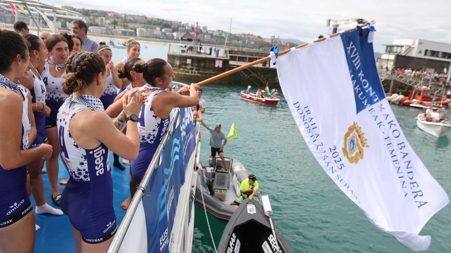 La vieja guardia de la Lugañene campeona de la Bandera de la Concha