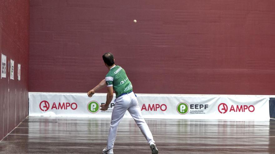 En imágenes: Gaizka Carregal supera al pegador Ekhi Irribarr