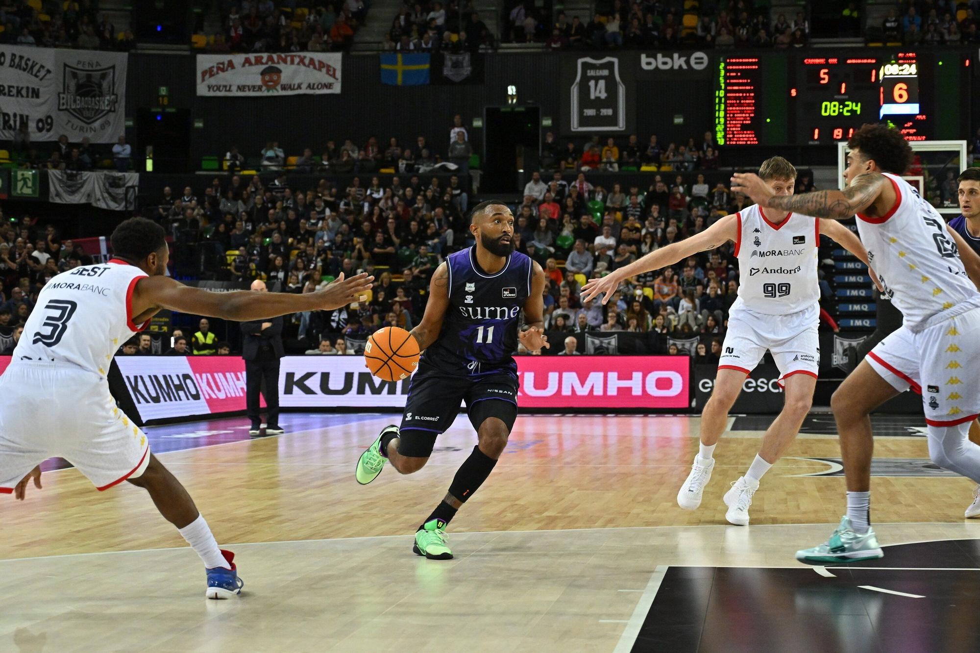 El Surne Bilbao Basket-Morabanc Andorra, en imágenes