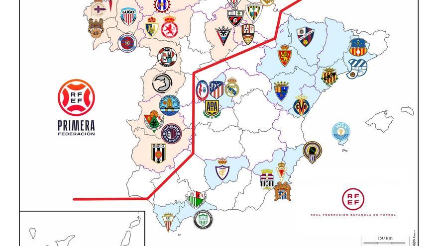 Los equipos vizcainos competirán en el grupo Oeste de Primera RFEF