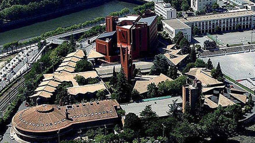 Imagen aérea del campus.