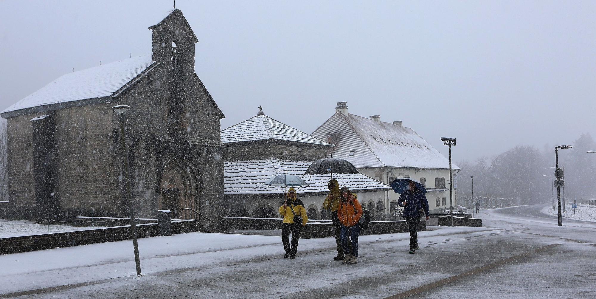 Fotos de la nieve en Navarra (20 de noviembre de 2025)