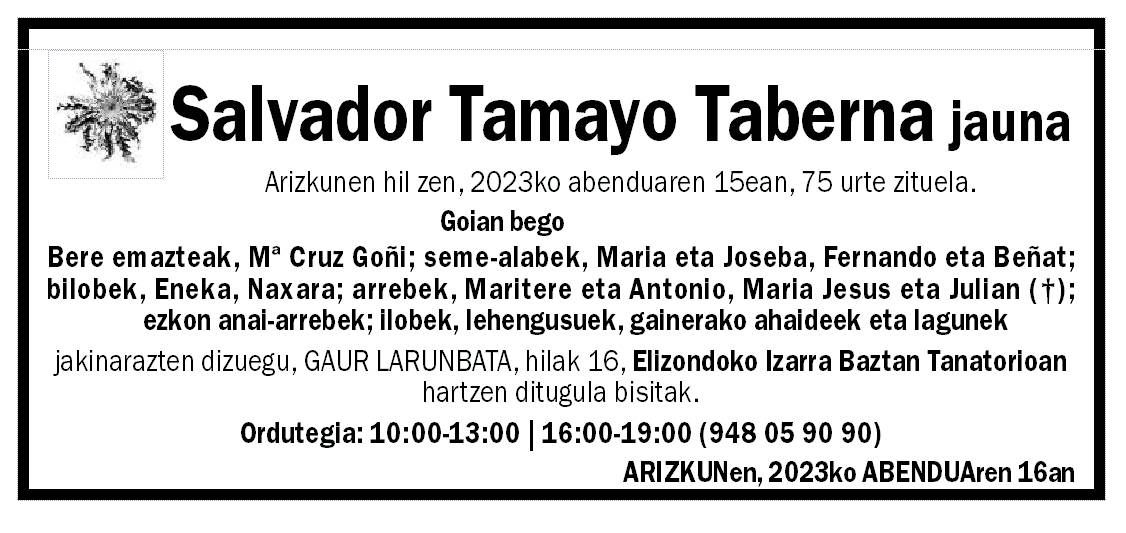 Salvador Tamayo Taberna