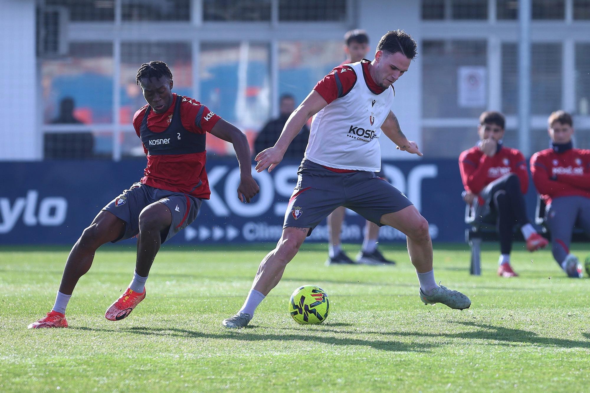 Fotos del entrenamiento de Osasuna de este 3 de diciembre