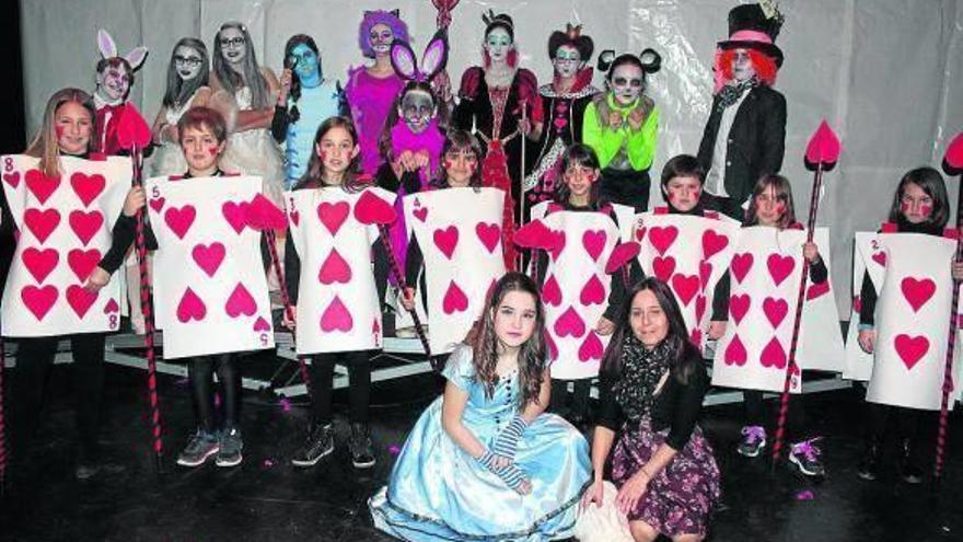 La apyma de Cascante ofreció una representación de ‘El sueño de Alicia’