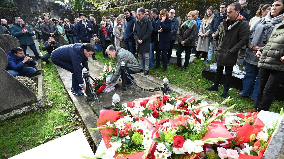 El PNV recuerda el 122 aniversario del fallecimiento de Sabino Arana.