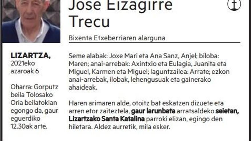 Jose Eizagirre Trecu