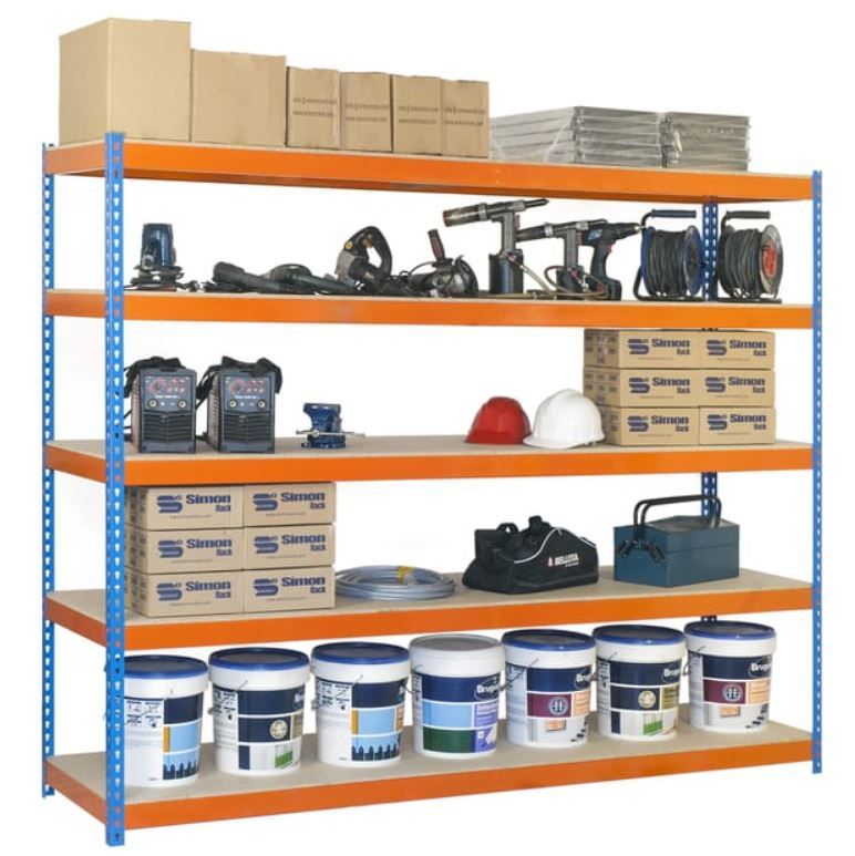 Estantería metálica 200x150x45 cm de Leroy Merlin