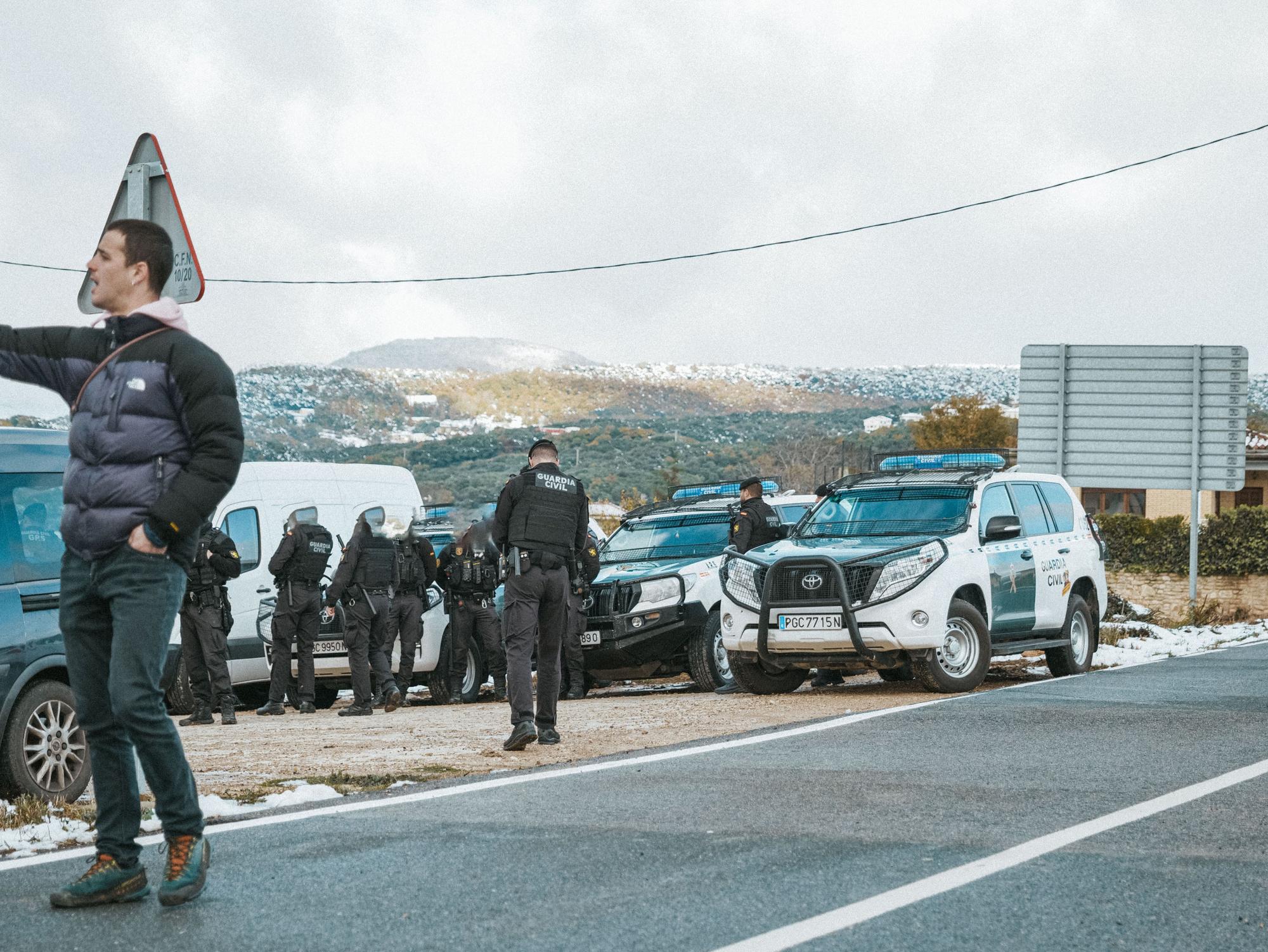 Fotos de la manifestación desde Arizala hasta Abárzuza contra la presencia de la Fundación Maestro Ávila