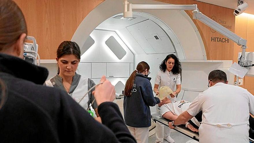 Uno de cada cuatro pacientes de protonterapia de la CUN es menor