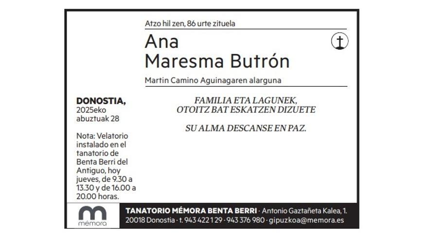 Ana Maresma Butrón