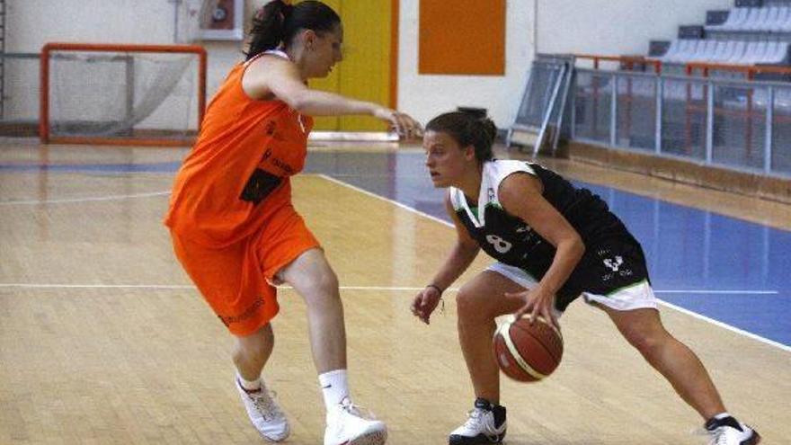 Arantxa Novo, en un partido en el Gasca.