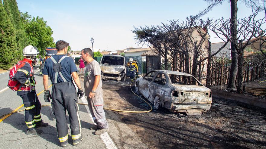 Incendio en Mañeru: "Hemos cerrado las ventanas corriendo para que no ardiera la casa"