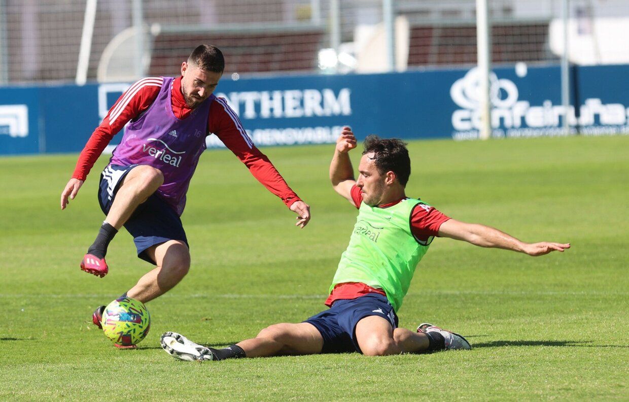 Entrenamiento de Osasuna del 18 de abril