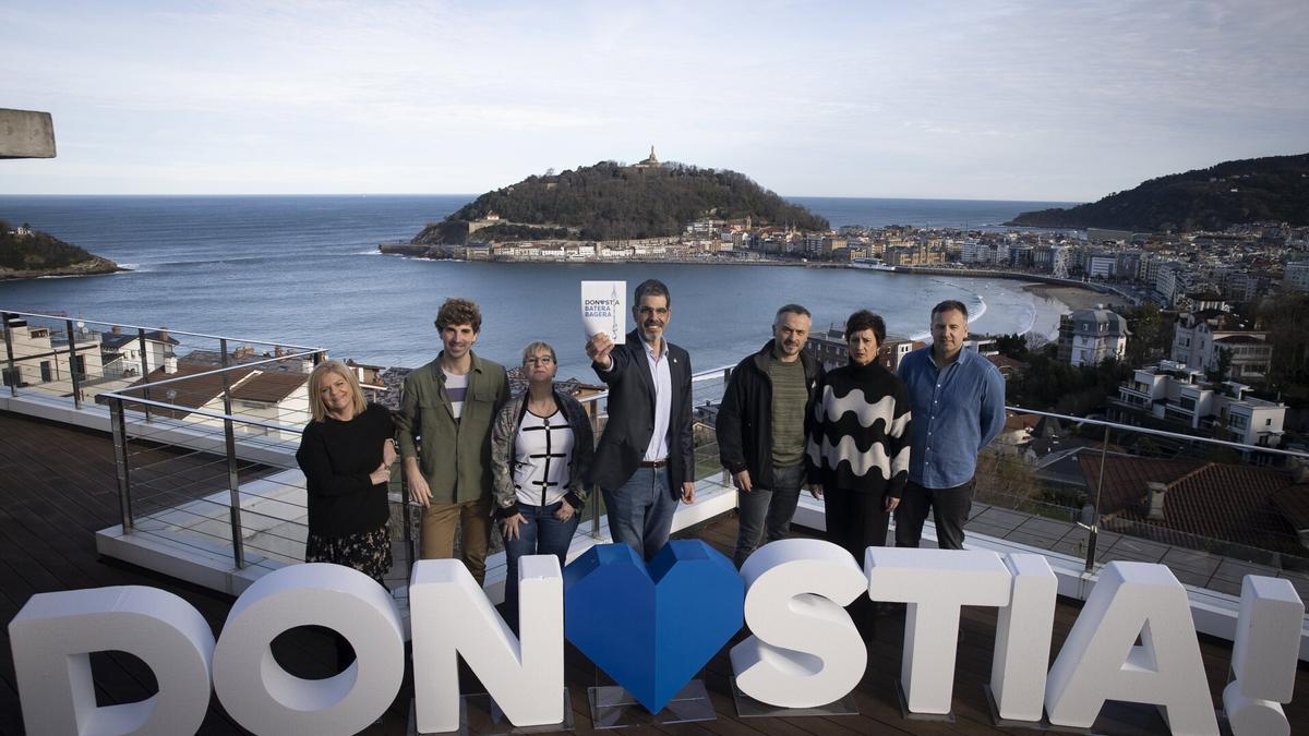 Goia, en 2023, presentó el Manifiesto por Donostia durante la campaña en la que fue reelegido alcalde por última vez