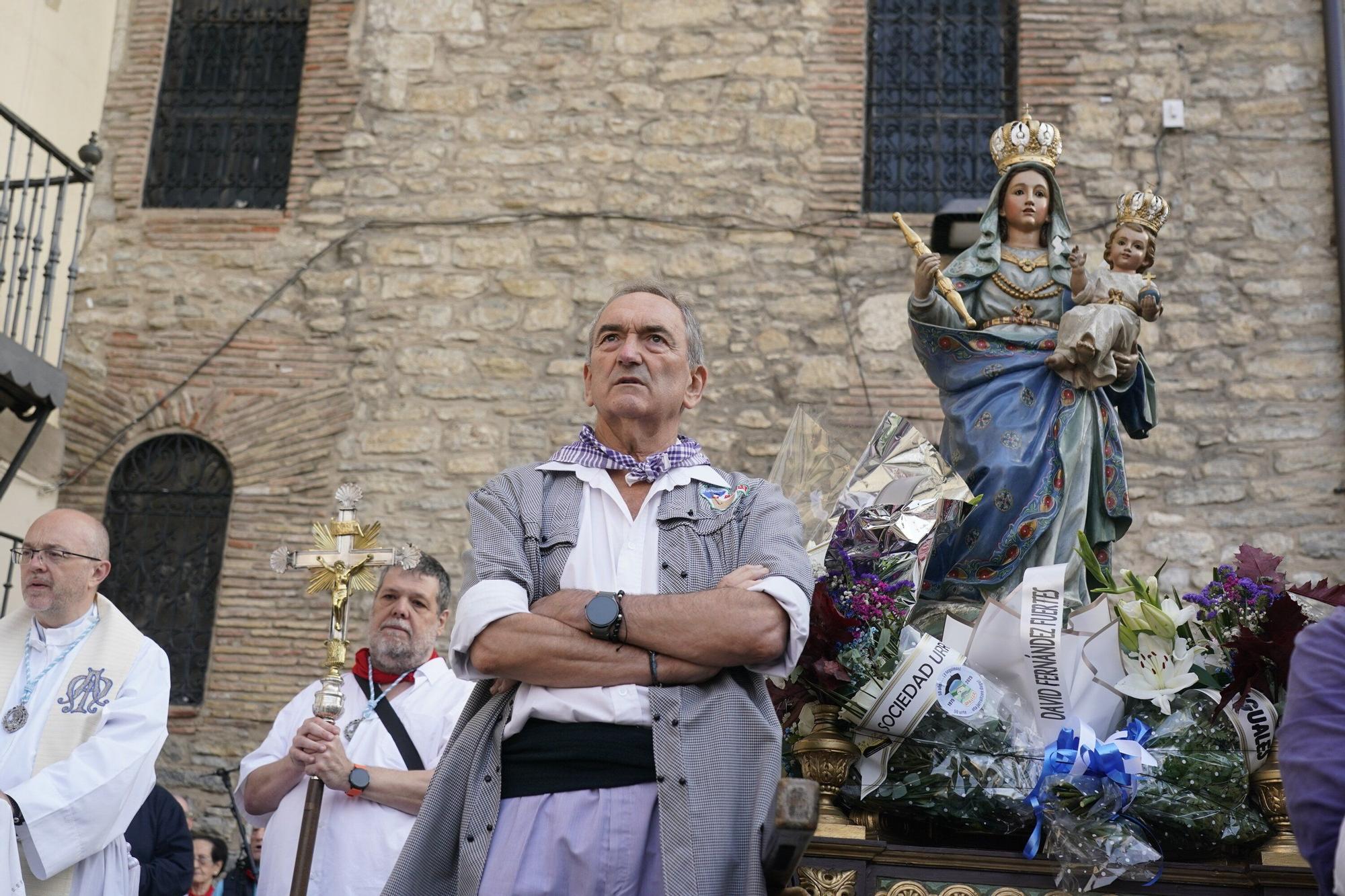 En imágenes: Miles de vitorianos acompañan a la Virgen Blanca en el Rosario de la Aurora