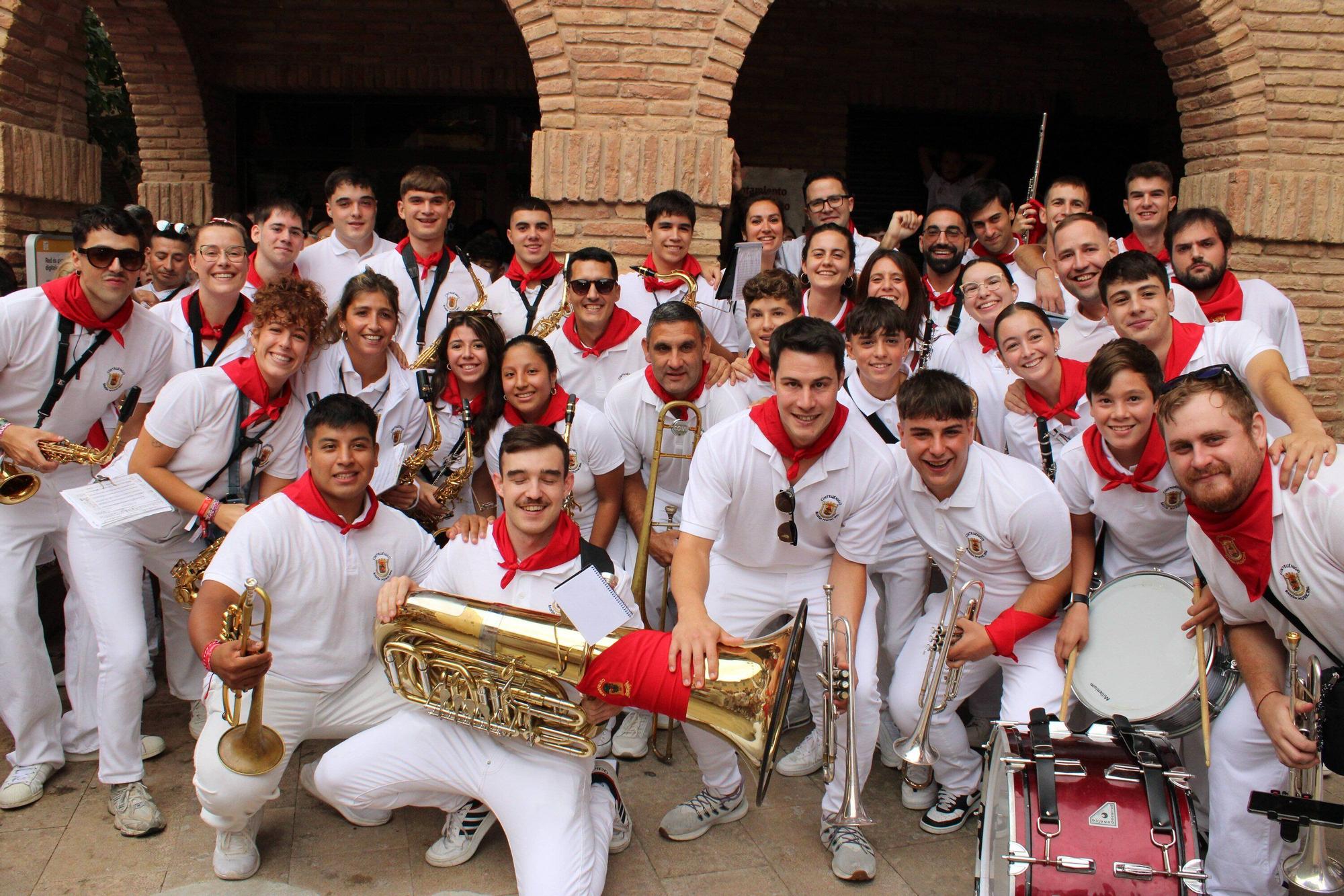 Fotos del cohete en fiestas de Cintruénigo 2025
