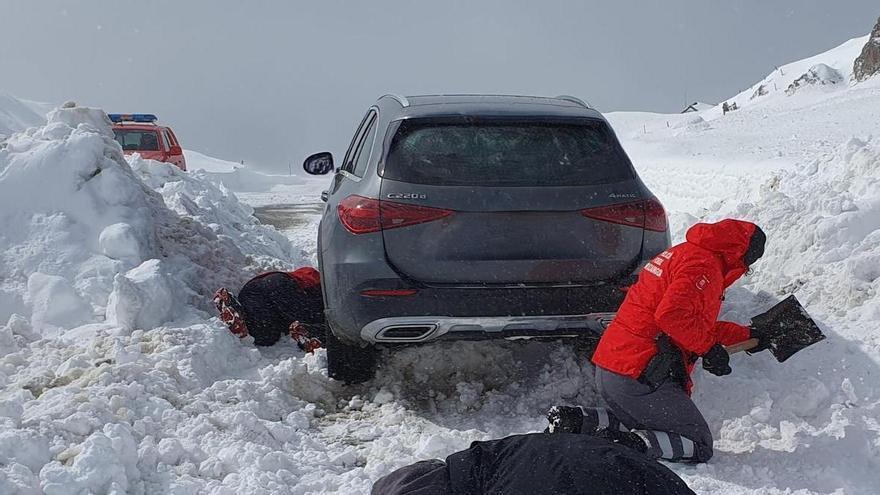 El servicio invernal de la Policía Foral en Belagua cumple 18 años
