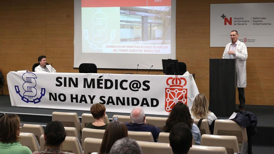 53 facultativos de Osasunbidea secundan la huelga estatal por un estatuto propio