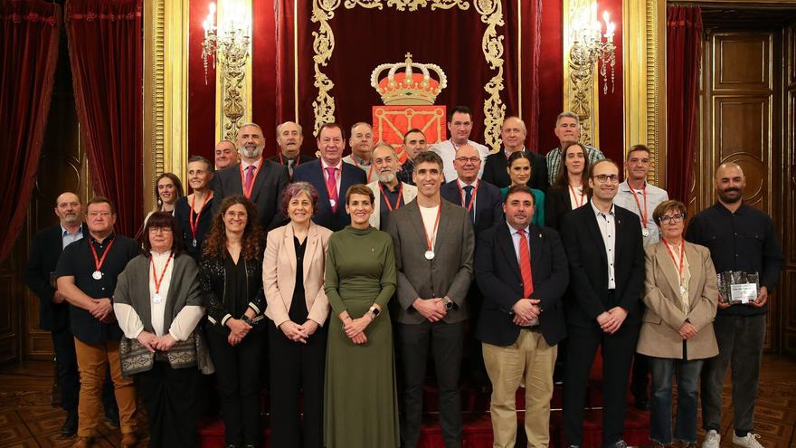 Fotos de la entrega de Medallas al Mérito Deportivo de Navarra 2025