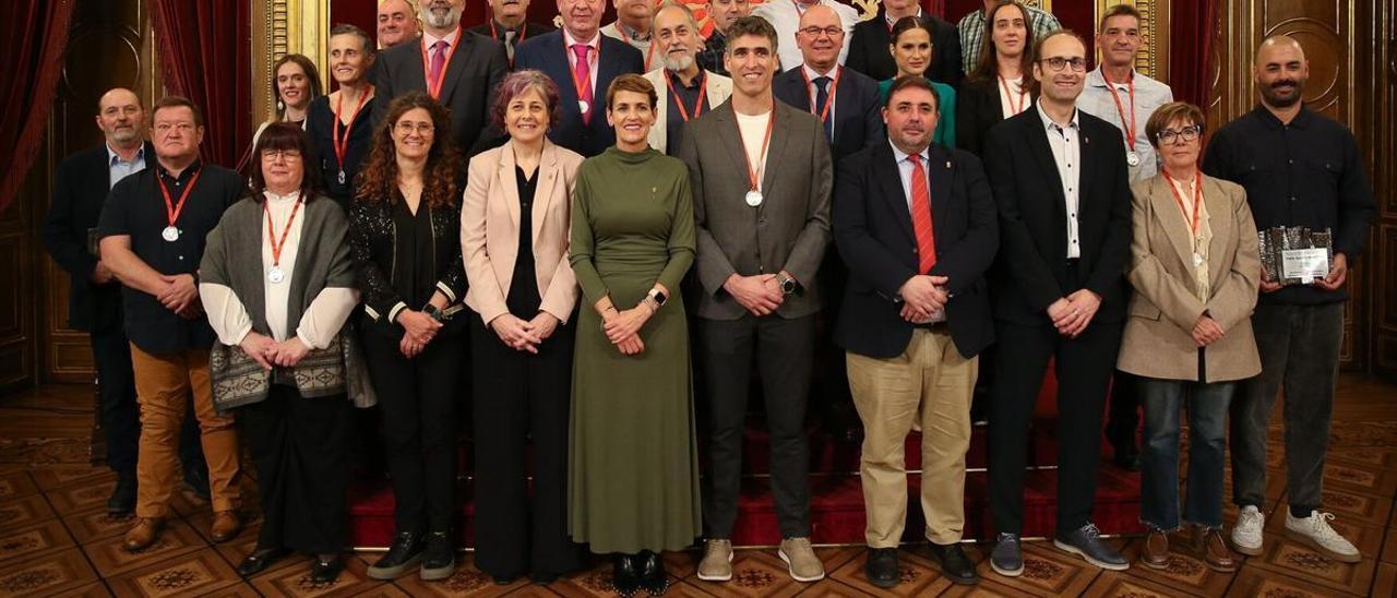 Fotos de la entrega de Medallas al Mérito Deportivo de Navarra 2025