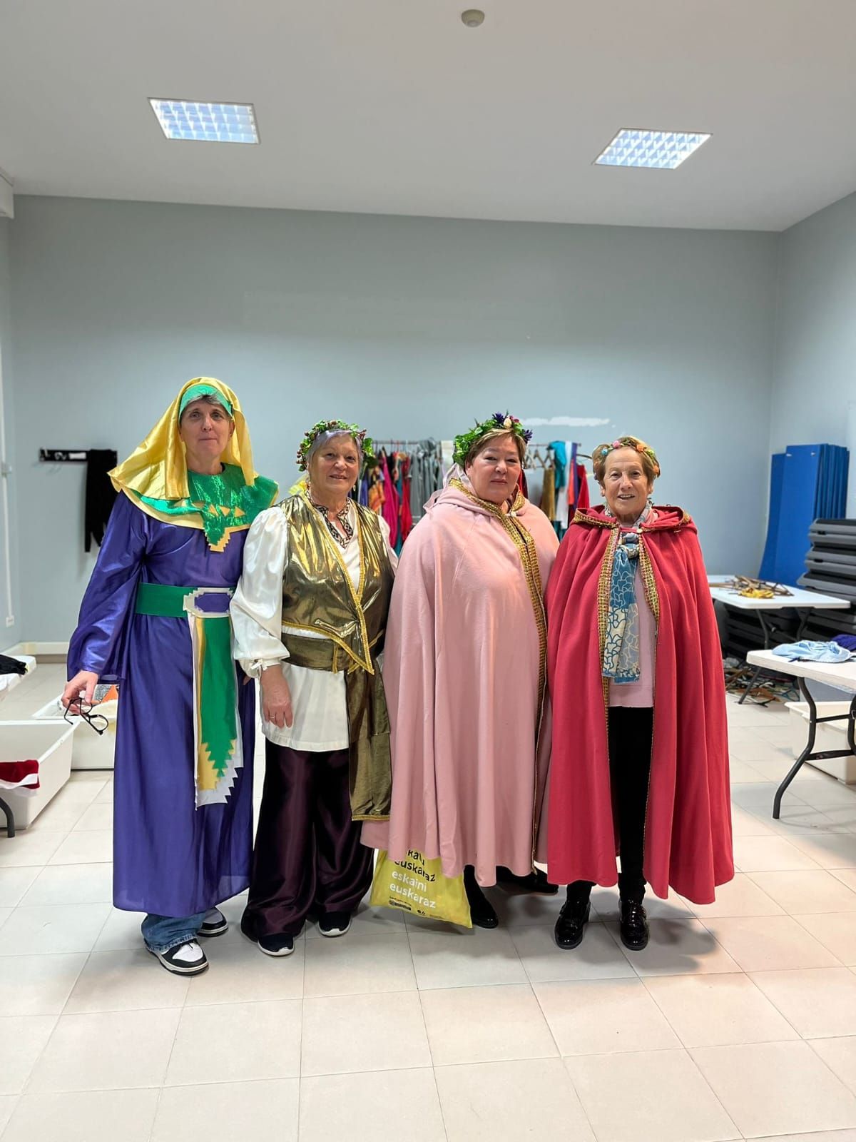 Karmele e Idoia Bilbao.