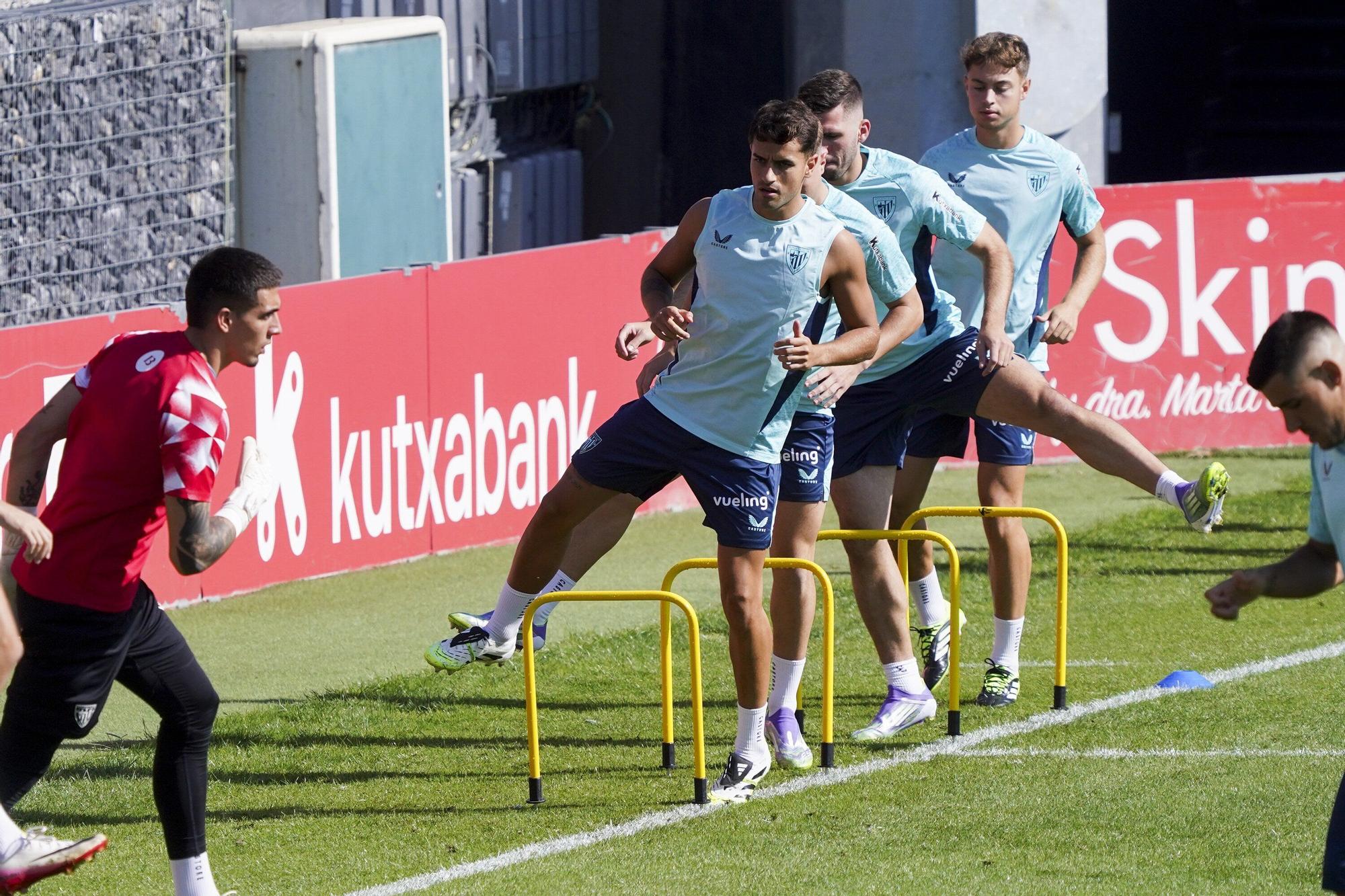 En imágenes: entrenamiento del Athletic en Lezama este sábado