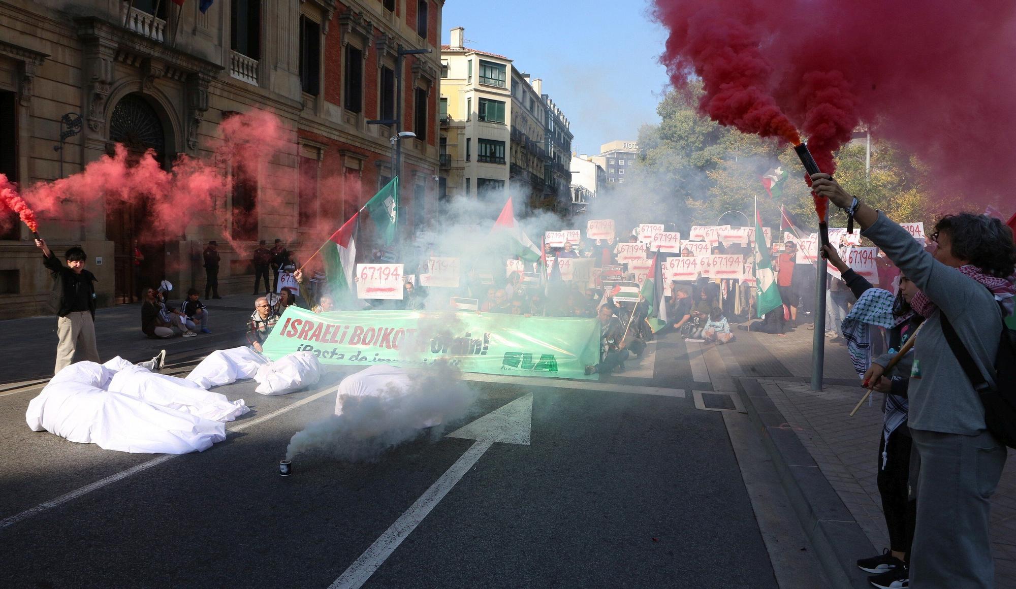 Huelga y paros en solidaridad con Palestina durante este miércoles en Navarra