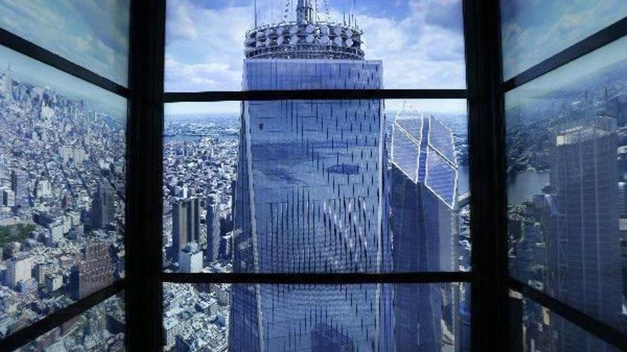 Panorámica de Nueva York desde el observatorio del edificio One World Trade Center.