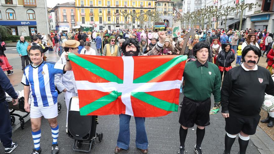 Fotos del Carnaval de Tolosa 2026, Día de zaldunita: ¿dónde está Bad Bunny?
