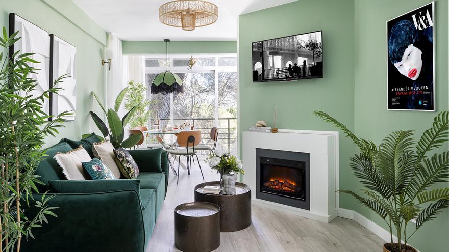 En imágenes: La reforma de un piso de solo 58 m² convertido en un acogedor refugio