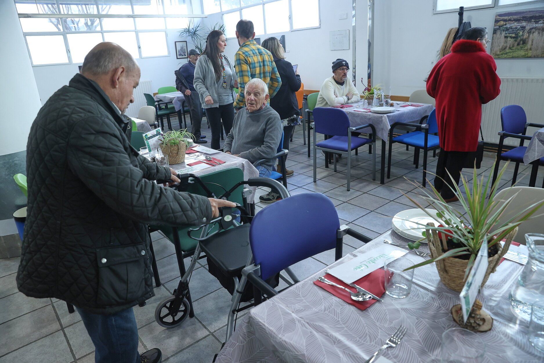 Acto de inauguración del comedor comunitario de Berriozar