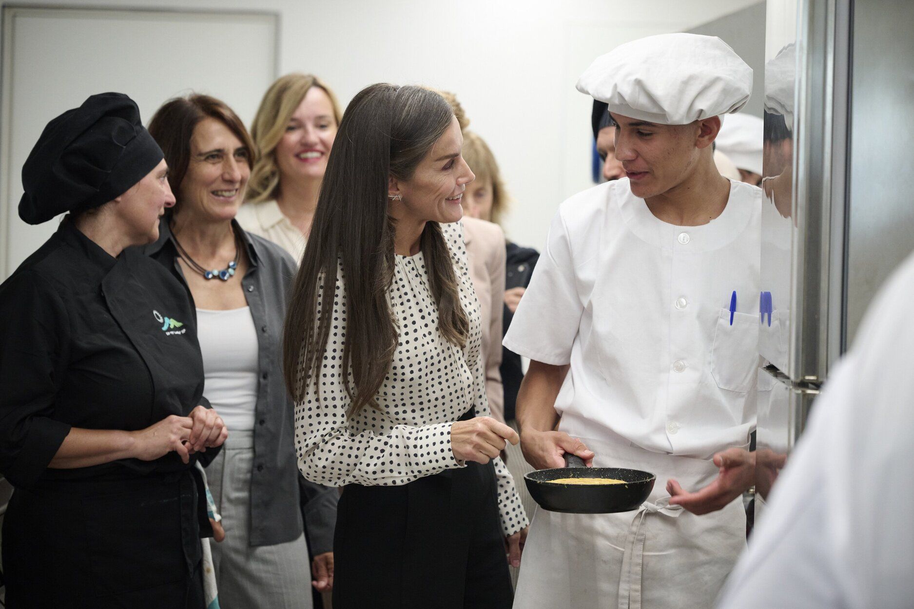 Fotos de la visita de la reina Letizia al CIP FP Lumbier IIP