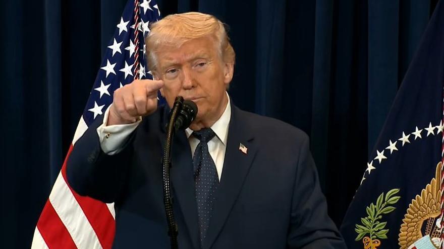 Trump asegura que la guerra contra Irán está "prácticamente terminada"