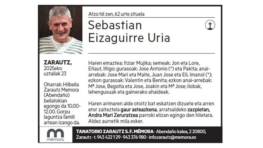 SEBASTIAN EIZAGUIRRE URIA