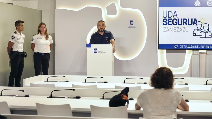Donostia detecta “un pequeño descenso” en el número de delitos en el primer semestre de 2025