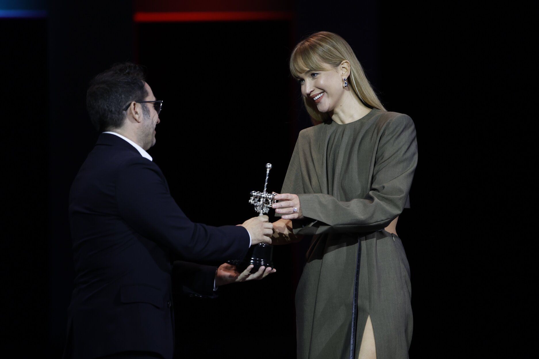 Jennifer Lawrence recibe el Premio Donostia