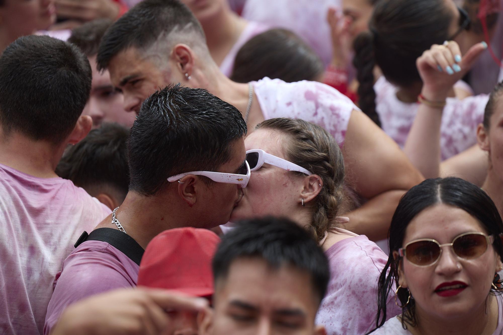 Fotos del cohete de las fiestas de Tudela 2025