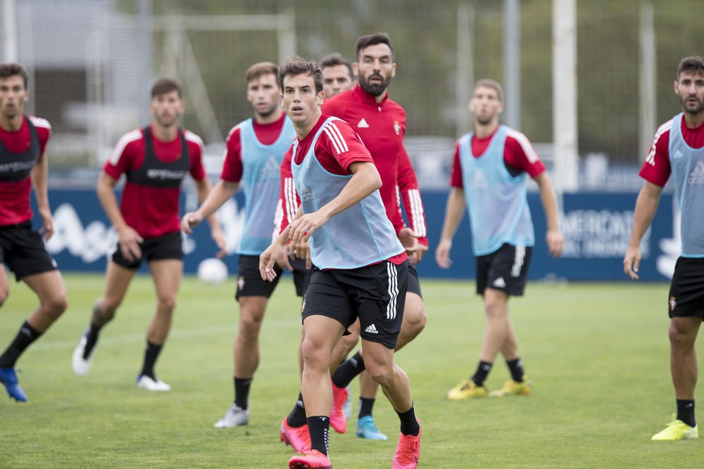 Entrenamiento de Osasuna, 28 de agosto