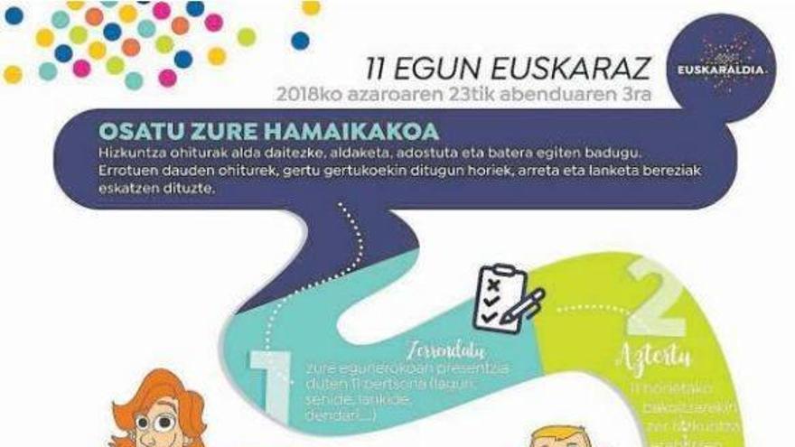 Agentes del ámbito educativo, con Euskaraldia