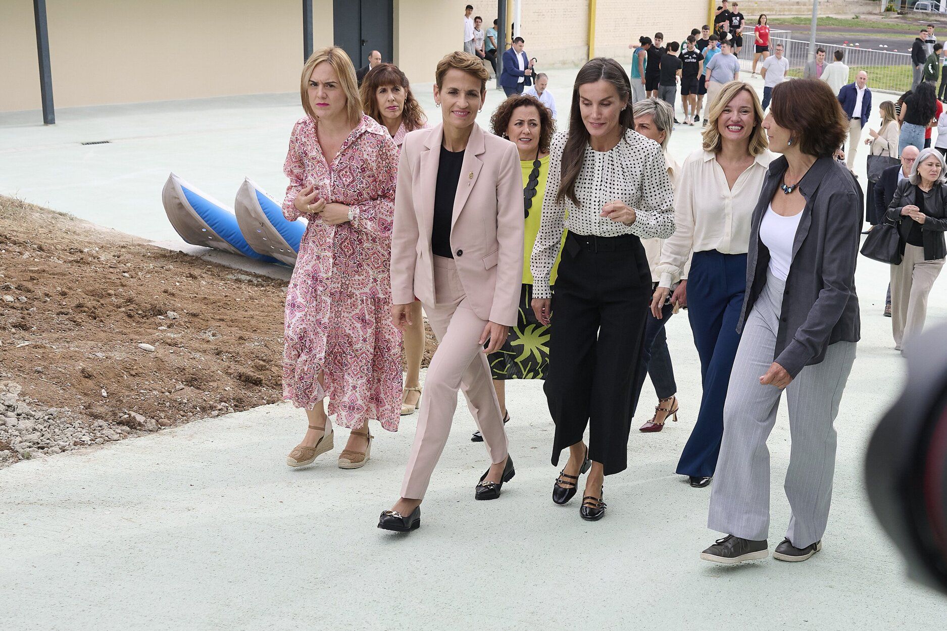 Fotos de la visita de la reina Letizia al CIP FP Lumbier IIP