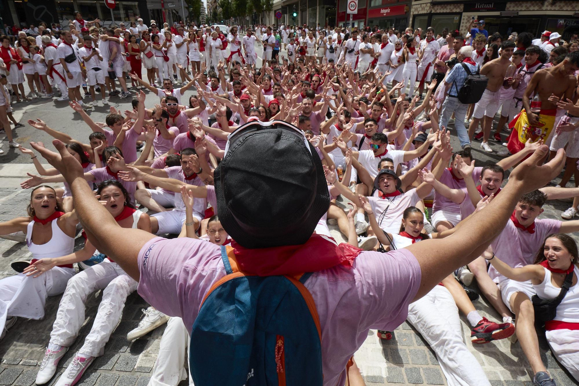 Fotos del cohete de las fiestas de Tudela 2025
