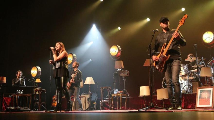 El grupo donostiarra durante un concierto.