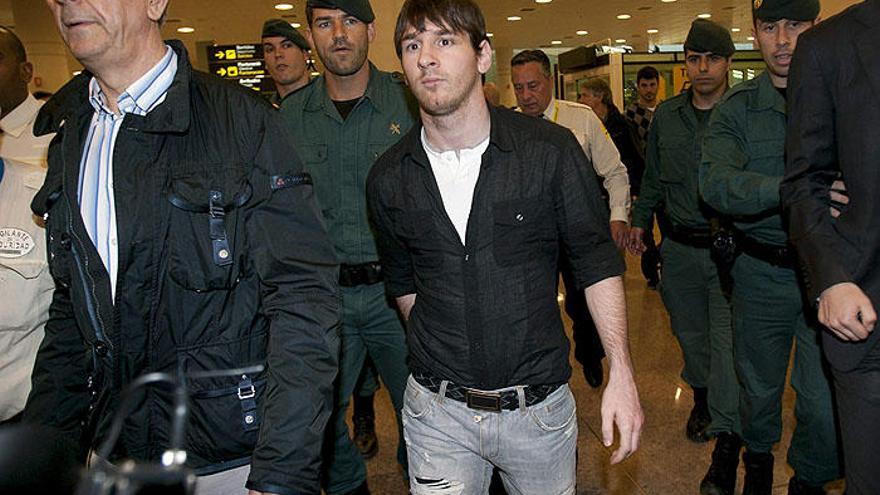 Messi no tiene lesión muscular, pero es duda