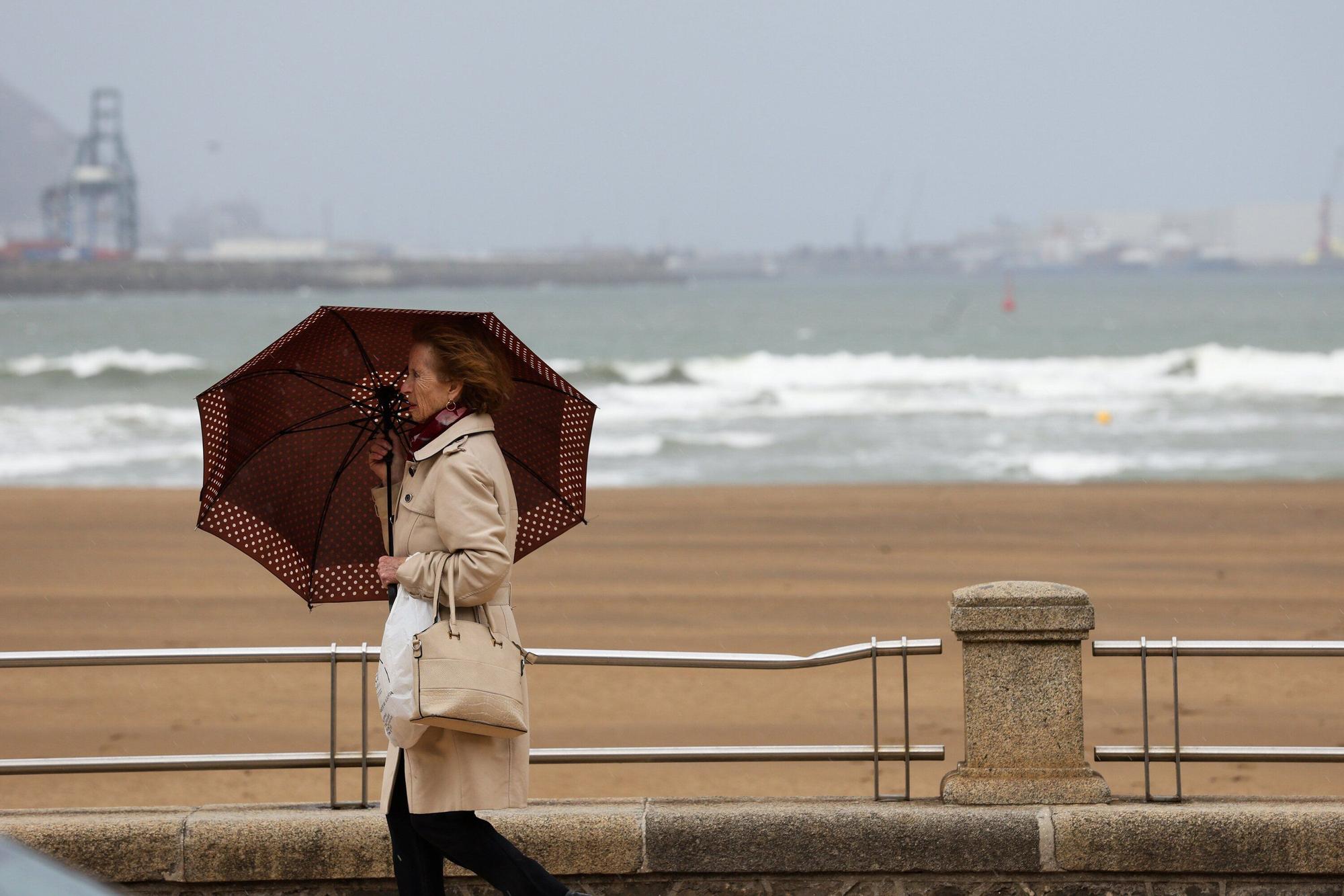 La borrasca Benjamín provoca incidencias en Bizkaia