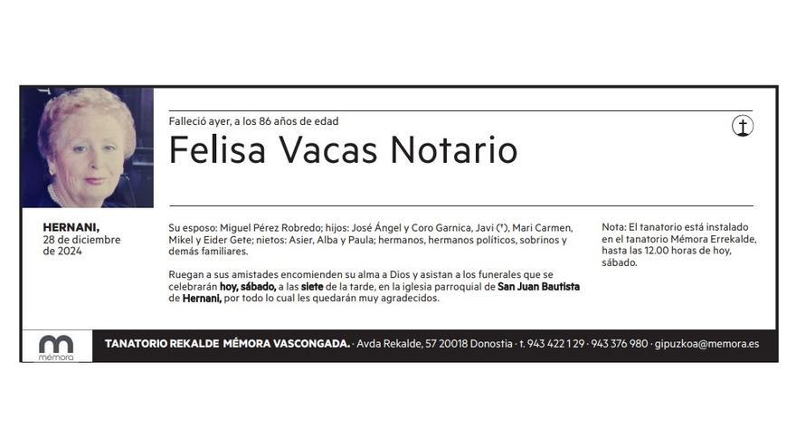 Felisa Vacas Notario